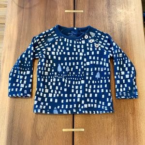 Oliver & Rain Toddler Tree & Dash Print Pullover